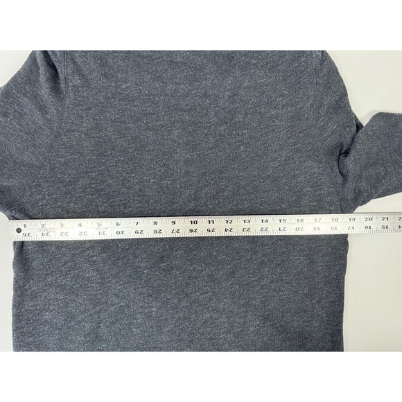 James Perse Top Womens 4 Large Charcoal Gray Lightweight Knit Elevated Basic - Picture 8 of 13